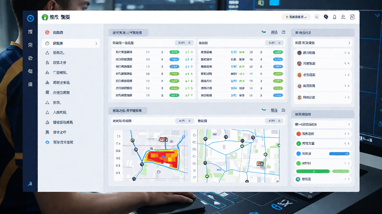 米兰电竞数据中心Dashboard界面，展示实时比赛数据和统计图表